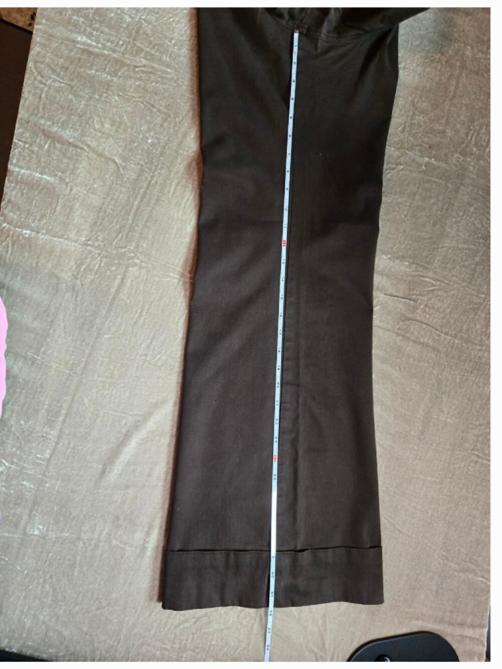Ann Taylor LOFT Marissa Wide‑Leg Pants – Dark Brown Mid‑Rise Trouser sz 6 - Picture 6 of 10